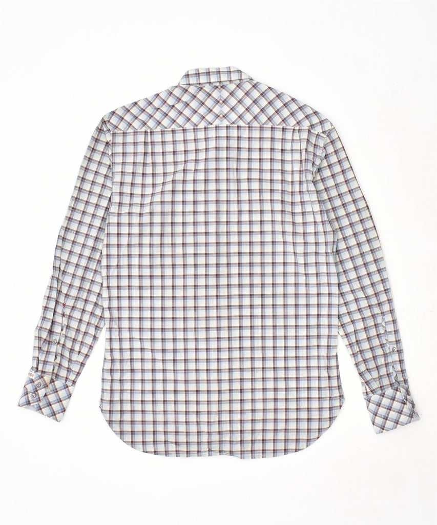 REPLAY Mens Shirt Small Blue Check Cotton | Vintage | Thrift | Second-Hand | Used Clothing | Messina Hembry 