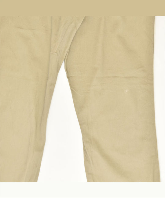 DICKIES Womens Straight Casual Trousers US 10 Large W34 L28 Khaki