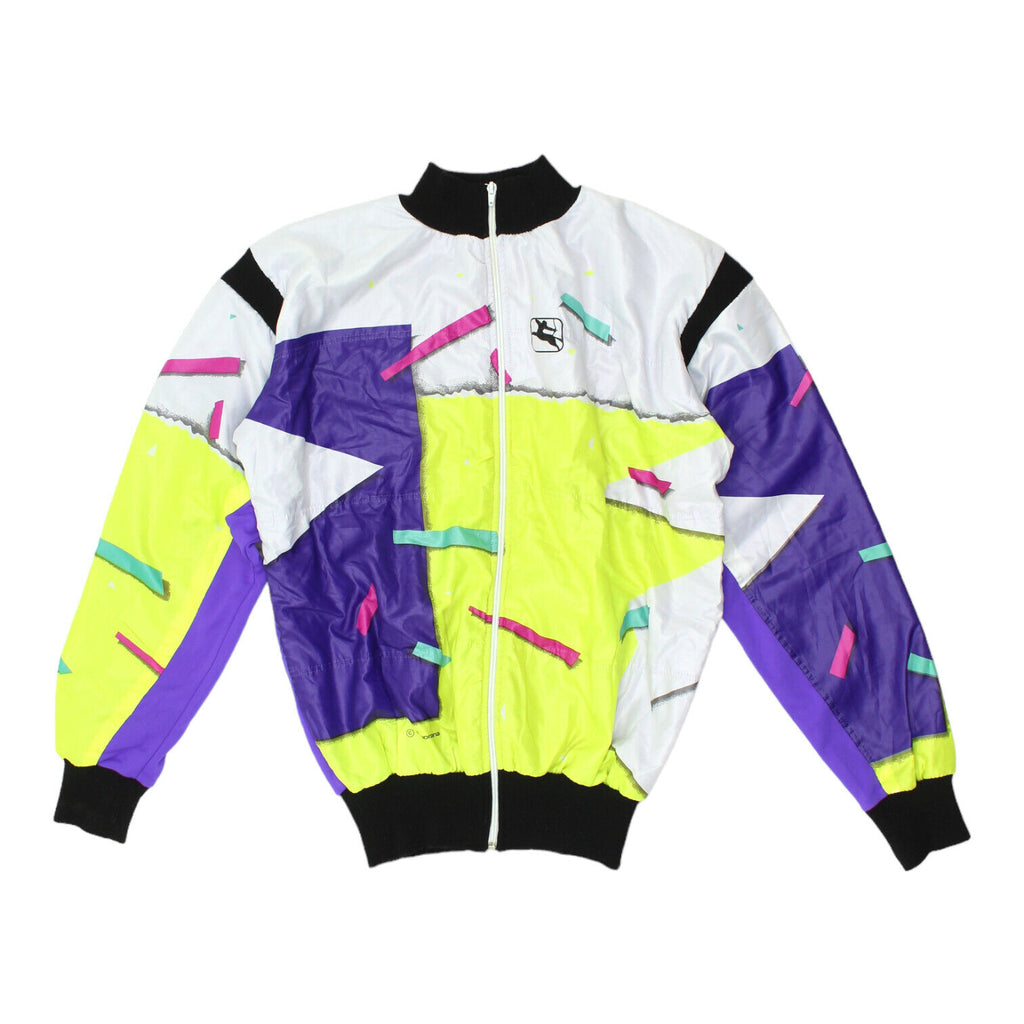 Giordana Mens Colourful Polyester Cycling Jacket | Vintage Biking Sportswear VTG | Vintage Messina Hembry | Thrift | Second-Hand Messina Hembry | Used Clothing | Messina Hembry 