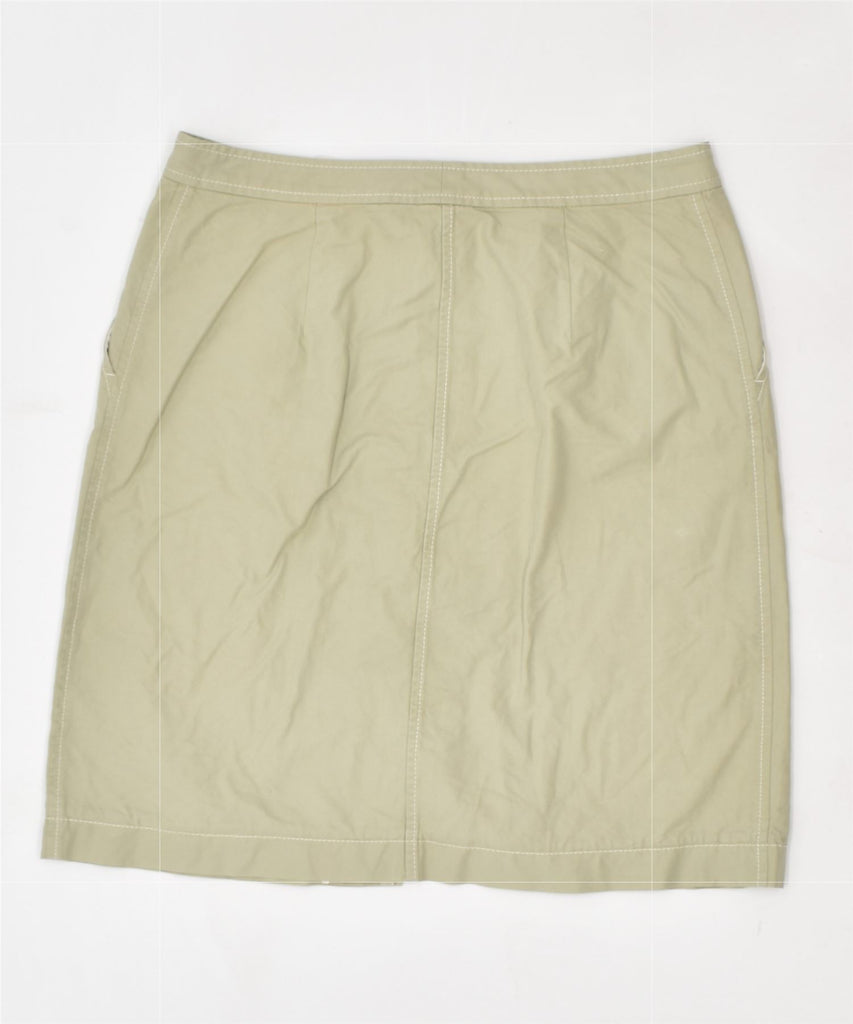 FAY Womens Straight Skirt IT 46 Large W30 Beige Cotton | Vintage | Thrift | Second-Hand | Used Clothing | Messina Hembry 