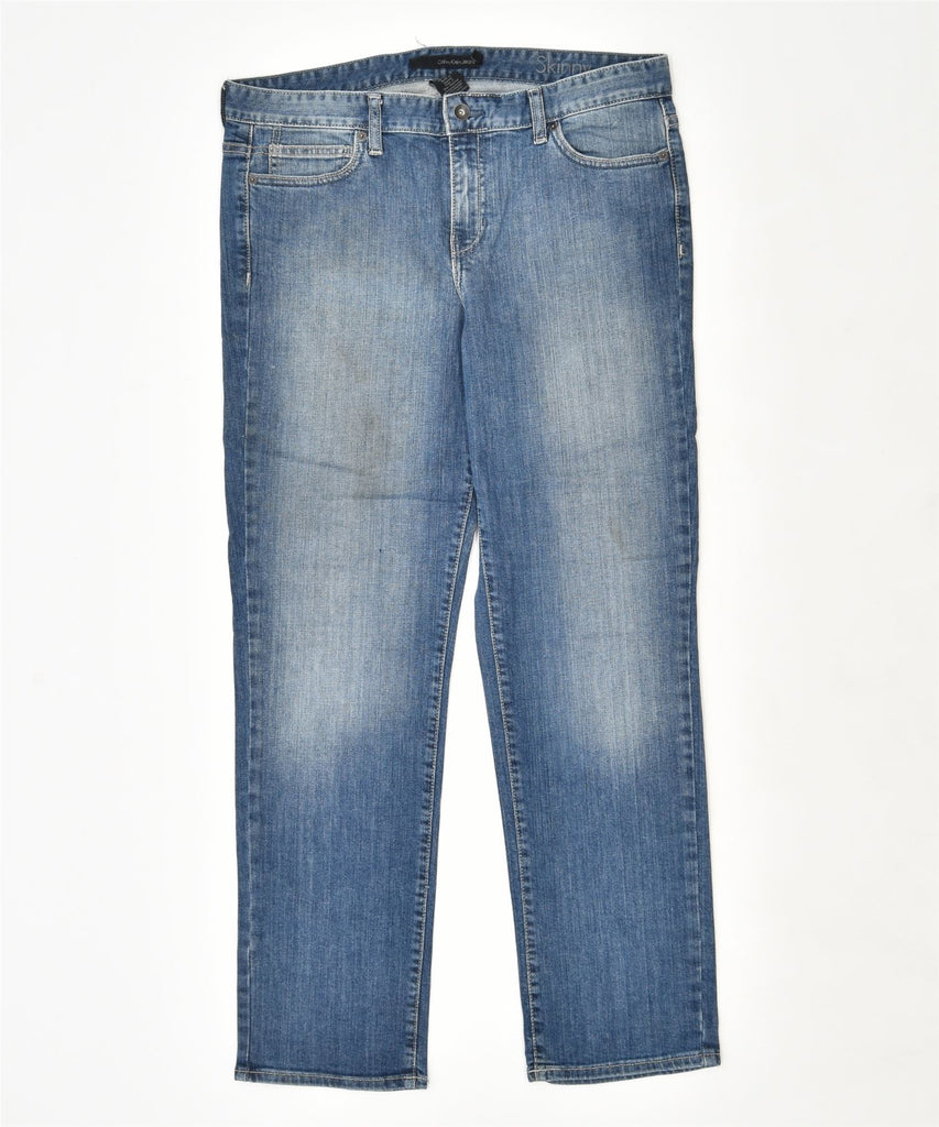 CALVIN KLEIN Womens Straight Jeans W32 L31 Blue Cotton | Vintage | Thrift | Second-Hand | Used Clothing | Messina Hembry 