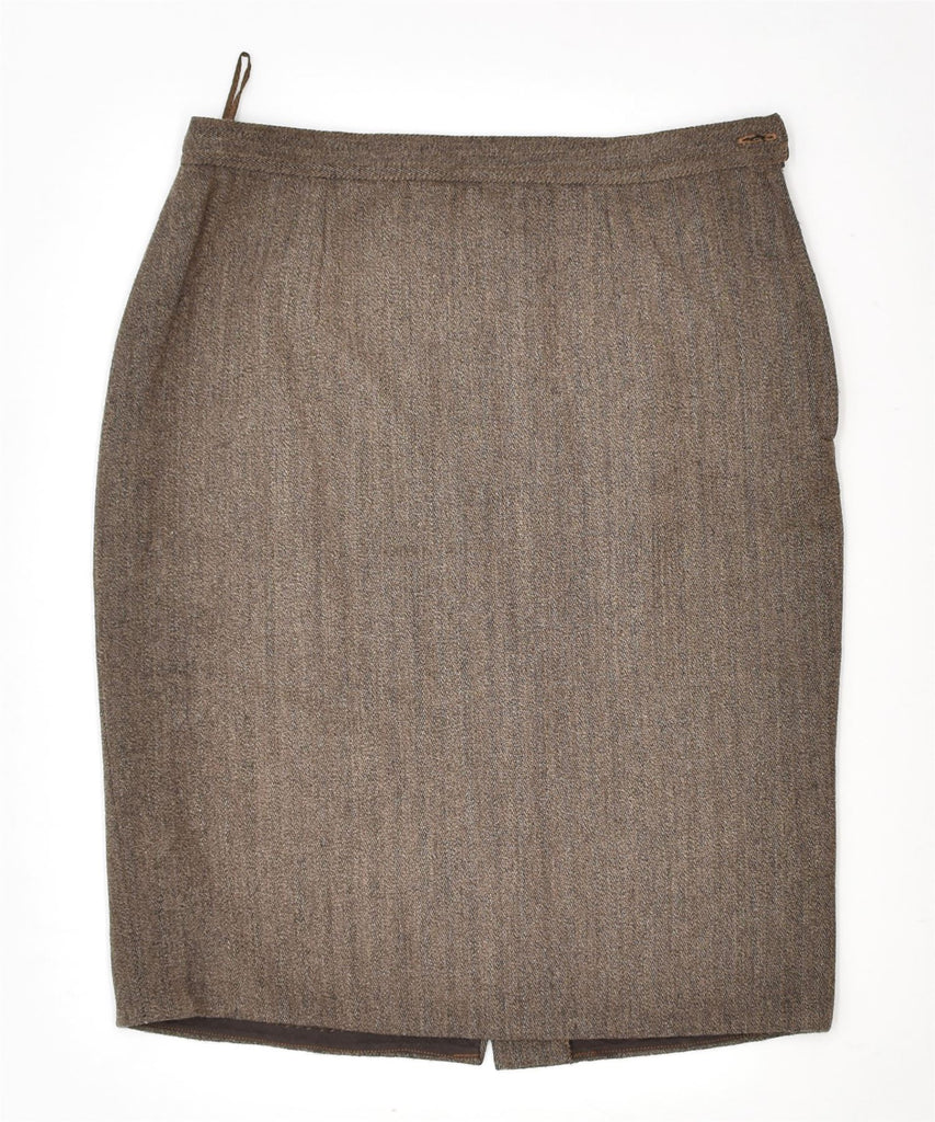 VINTAGE Womens Pencil Skirt Small W28 Brown | Vintage | Thrift | Second-Hand | Used Clothing | Messina Hembry 