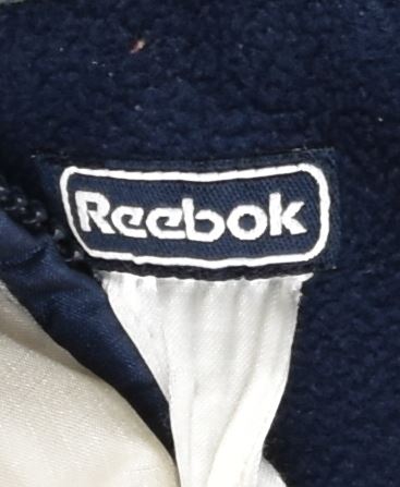 REEBOK Boys Windbreaker Jacket 10-11 Years Off White Nylon | Vintage | Thrift | Second-Hand | Used Clothing | Messina Hembry 