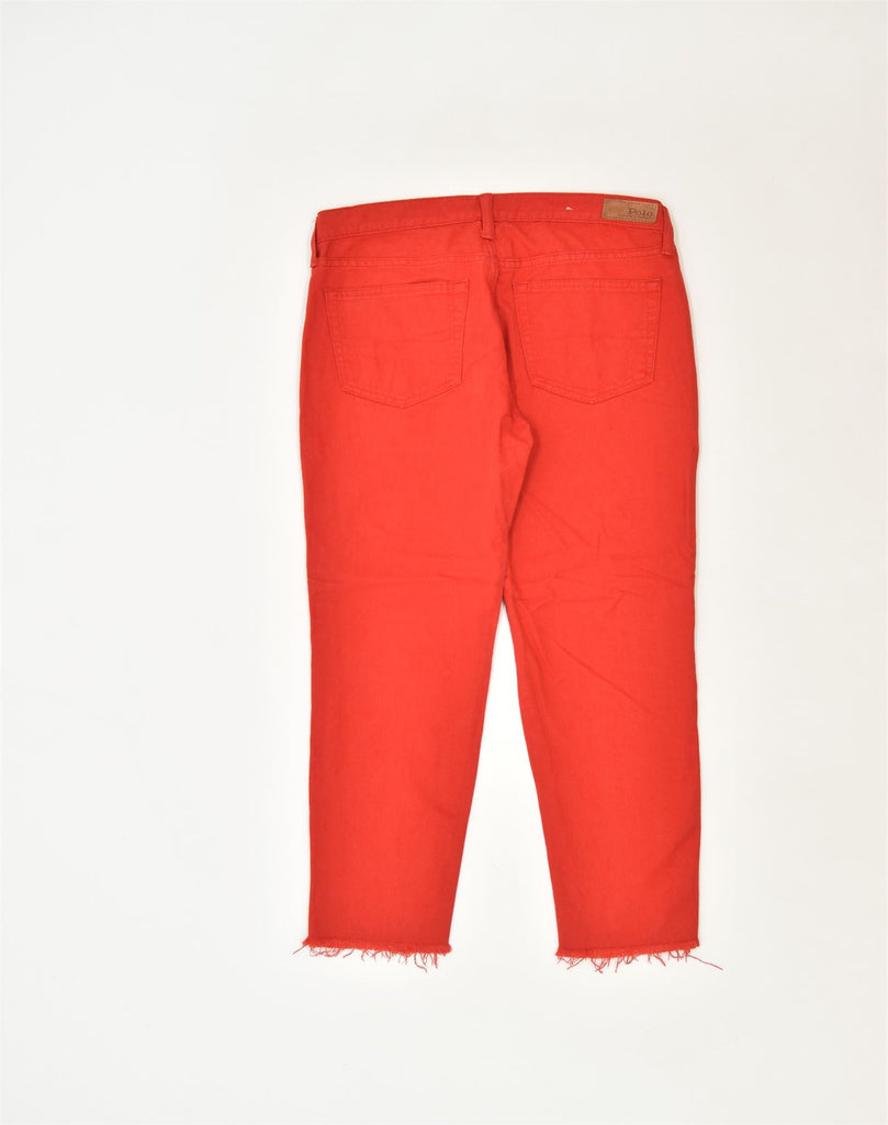 POLO RALPH LAUREN Womens Slim Jeans W30 L26 Red Cotton | Vintage | Thrift | Second-Hand | Used Clothing | Messina Hembry 