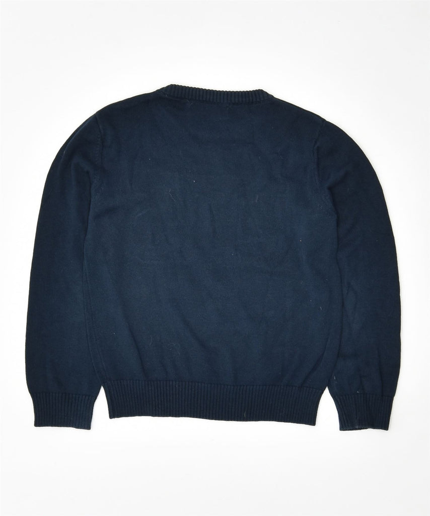 4US CESARE PACIOTTI Boys Crew Neck Jumper Sweater 18-24 Months Navy Blue | Vintage | Thrift | Second-Hand | Used Clothing | Messina Hembry 