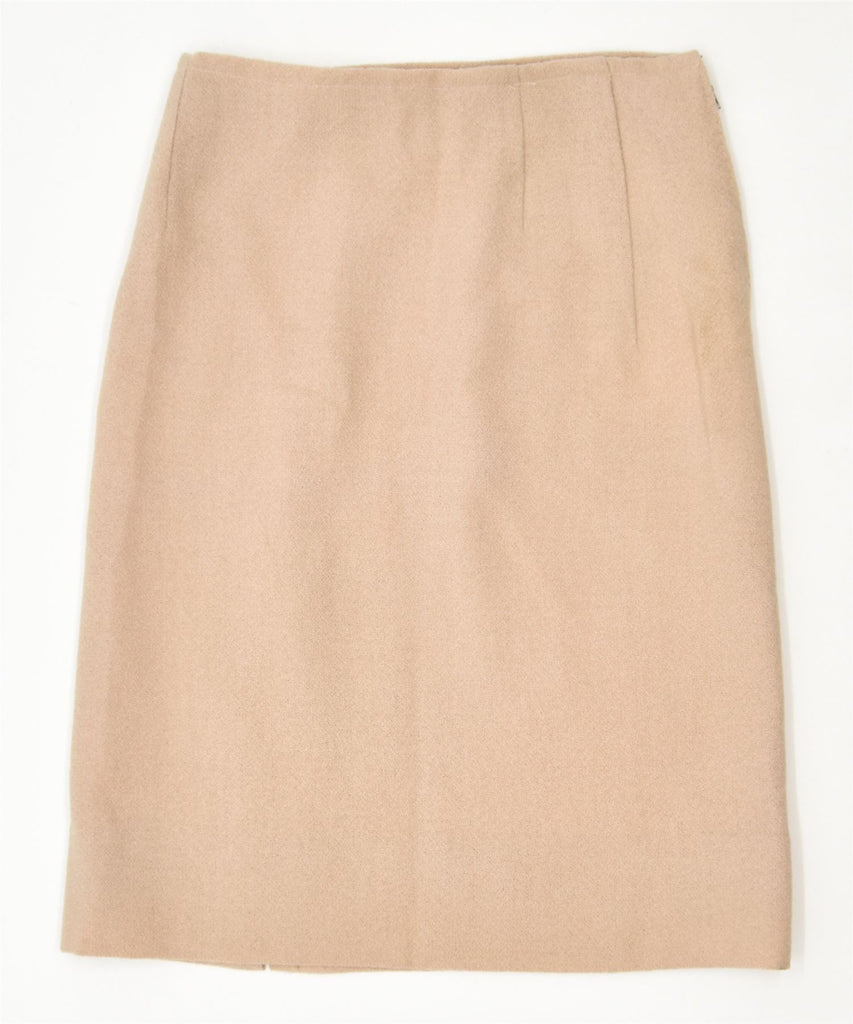 VINTAGE Womens Pencil Skirt W30 Medium Beige | Vintage | Thrift | Second-Hand | Used Clothing | Messina Hembry 