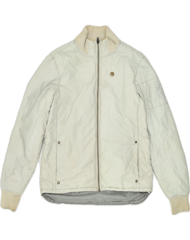 G-STAR Mens Windbreaker Jacket UK 38 Medium Beige Polyamide | Vintage | Thrift | Second-Hand | Used Clothing | Messina Hembry 