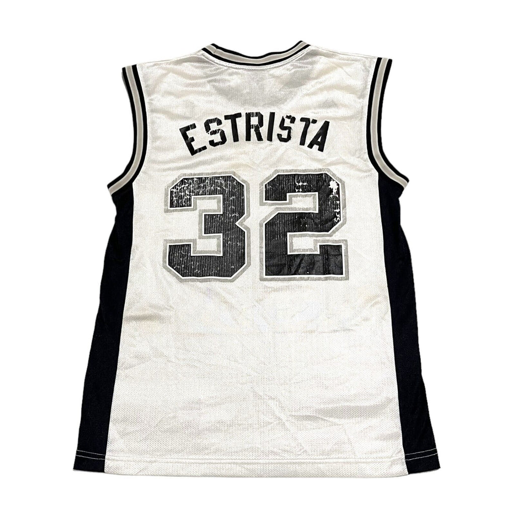 San Antonio Spurs Adidas Basketball Jersey | Vintage NBA Sportswear White VTG | Vintage Messina Hembry | Thrift | Second-Hand Messina Hembry | Used Clothing | Messina Hembry 