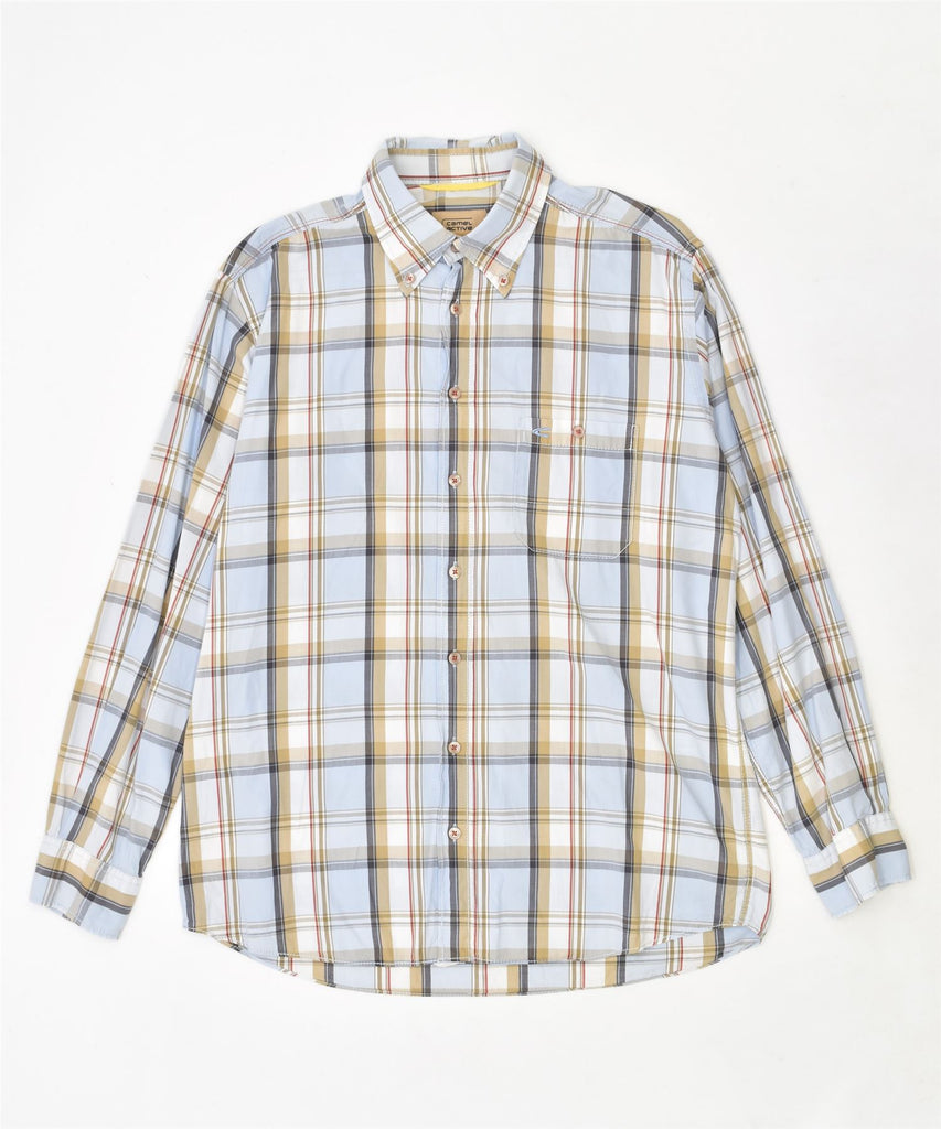 CAMEL ACTIVE Mens Shirt Medium Multicoloured Check | Vintage | Thrift | Second-Hand | Used Clothing | Messina Hembry 