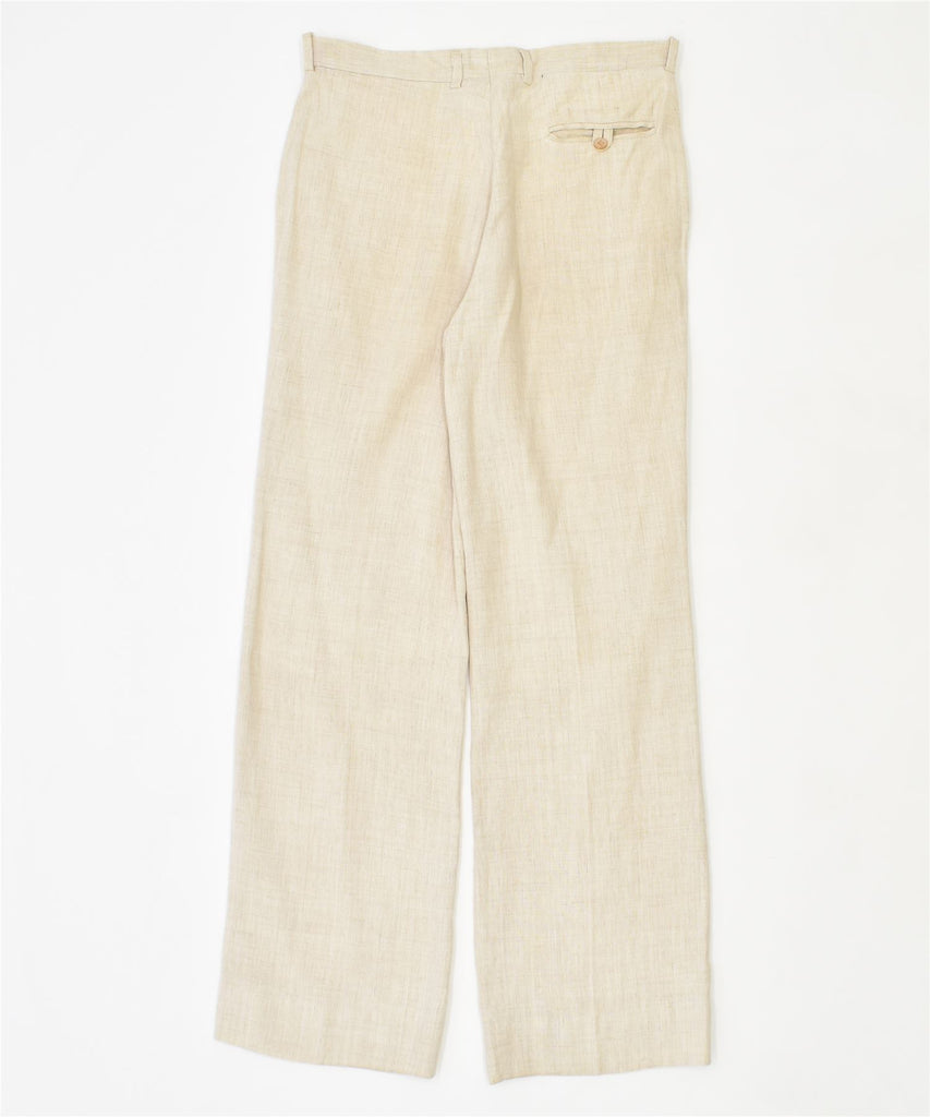 VINTAGE Womens Pegged Bootcut Trousers W30 L31 Off White | Vintage | Thrift | Second-Hand | Used Clothing | Messina Hembry 