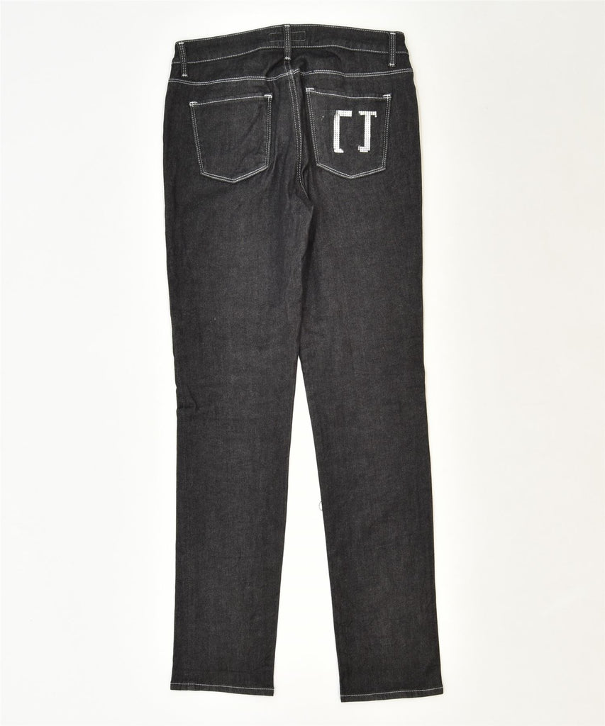 TRUSSARDI Womens Slim Jeans W29 L31 Black Cotton Classic | Vintage | Thrift | Second-Hand | Used Clothing | Messina Hembry 