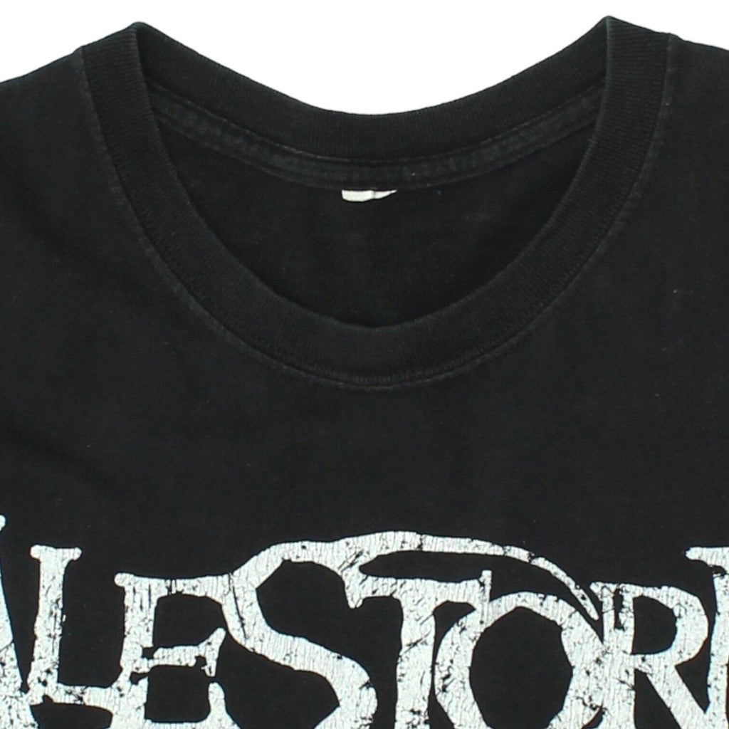 Alestorm Mens Black Band Tshirt | Vintage Scottish Heavy Metal Music VTG | Vintage Messina Hembry | Thrift | Second-Hand Messina Hembry | Used Clothing | Messina Hembry 