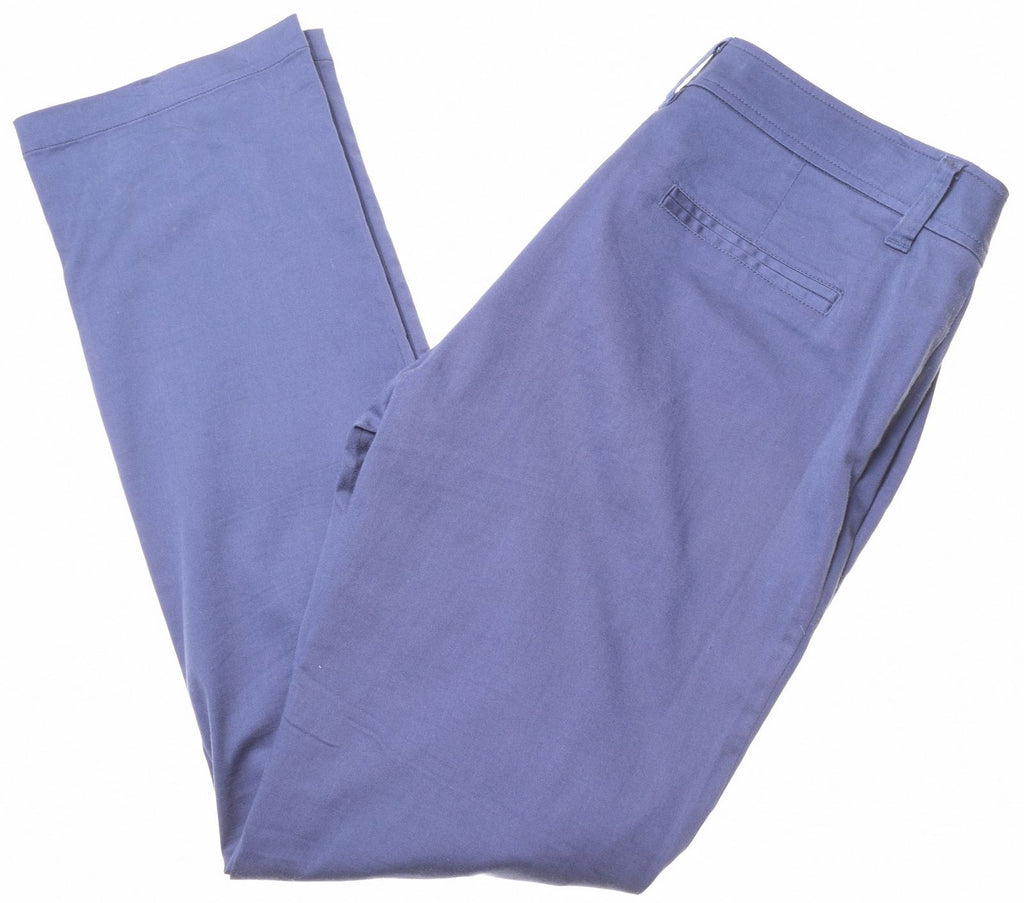 CONBIPEL Womens Trousers IT 44 W30 L29 Navy Blue Cotton - Second Hand & Vintage Designer Clothing - Messina Hembry