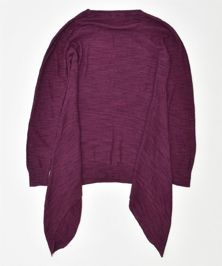 FAT FACE Womens Asymmetric Crew Neck Jumper Sweater UK 14 Large Maroon | Vintage | Thrift | Second-Hand | Used Clothing | Messina Hembry 