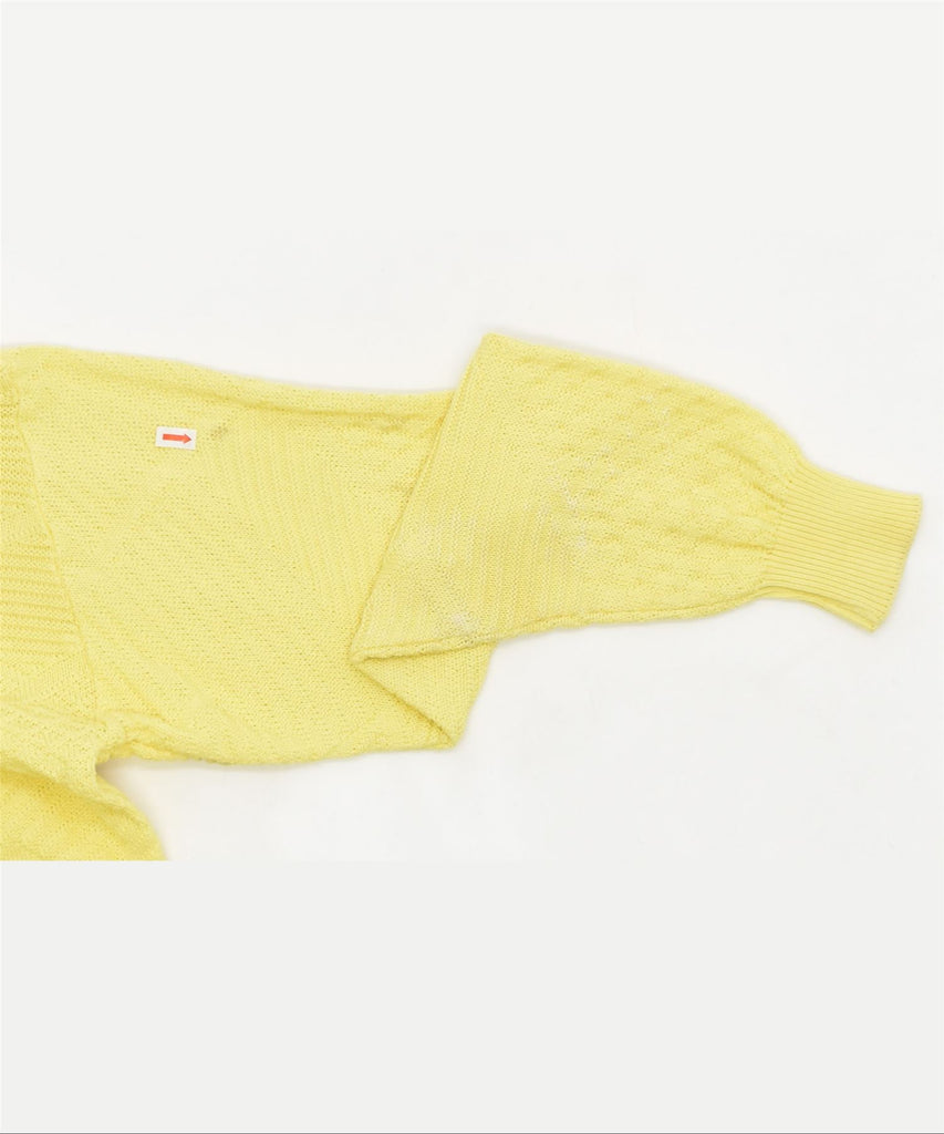 JOCKEY Mens Crew Neck Jumper Sweater Medium Yellow Vintage | Vintage | Thrift | Second-Hand | Used Clothing | Messina Hembry 