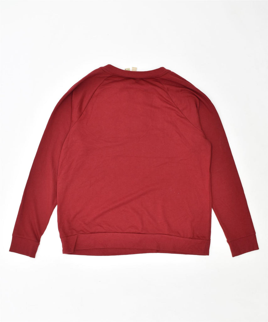 MICHAEL KORS Womens Sweatshirt Jumper UK 14 Medium Red | Vintage | Thrift | Second-Hand | Used Clothing | Messina Hembry 