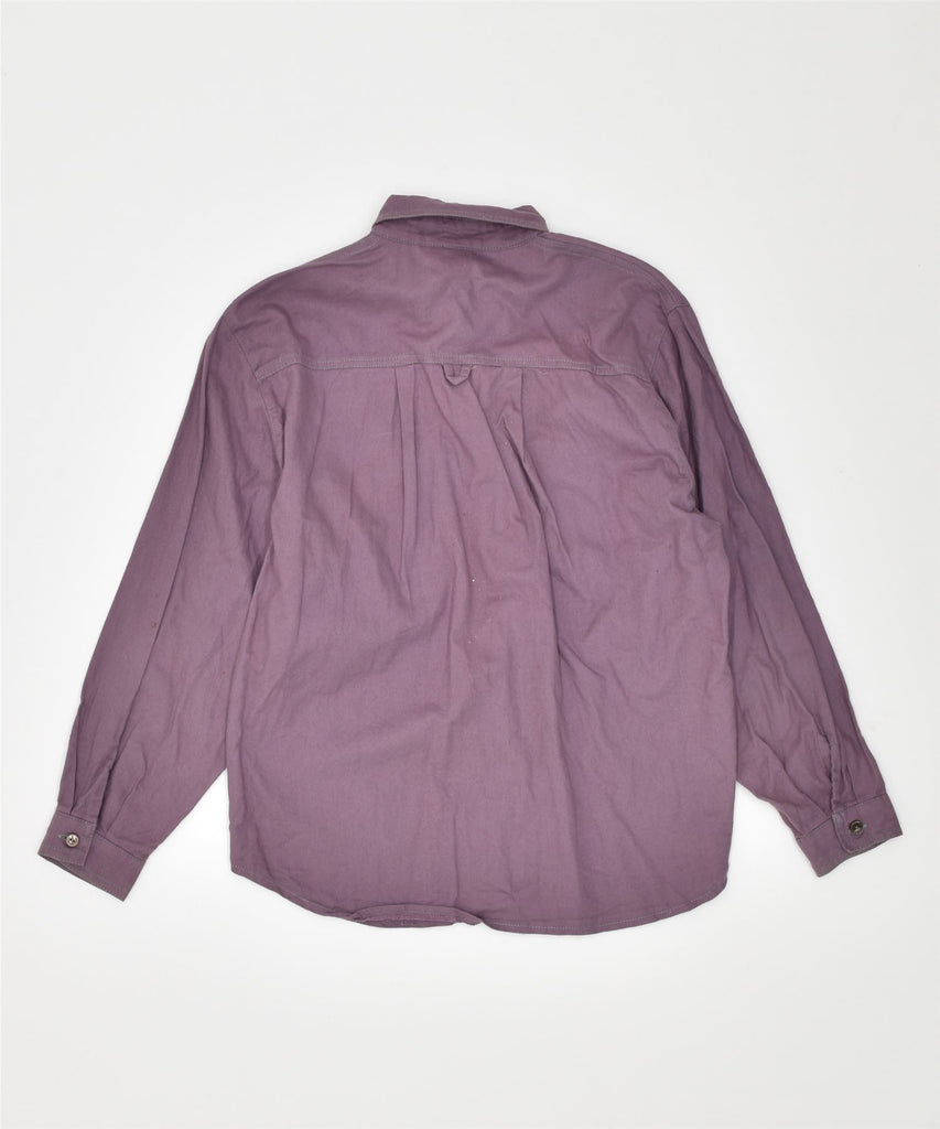 VINTAGE Boys Overdress Shirt 11-12 Years Purple Cotton | Vintage | Thrift | Second-Hand | Used Clothing | Messina Hembry 