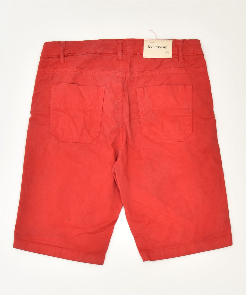 JECKERSON Girls Casual Shorts 15-16 Years W28 Red Cotton Classic | Vintage | Thrift | Second-Hand | Used Clothing | Messina Hembry 