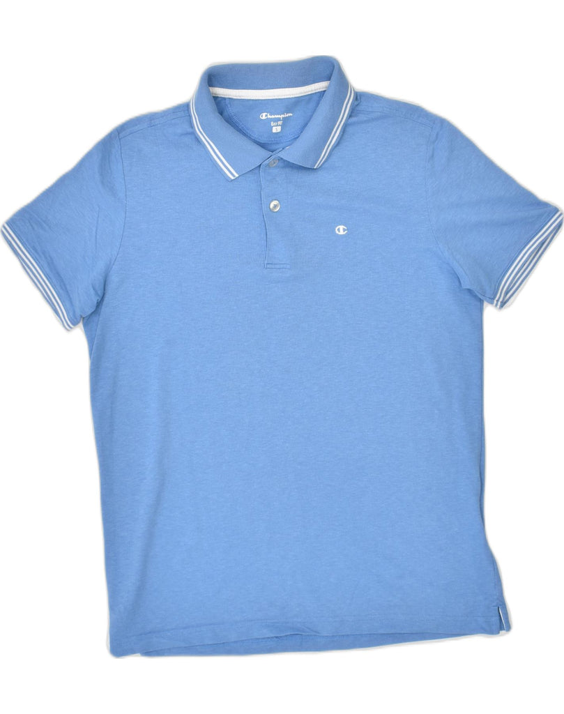 CHAMPION Mens Easy Fit Polo Shirt Small Blue | Vintage | Thrift | Second-Hand | Used Clothing | Messina Hembry 