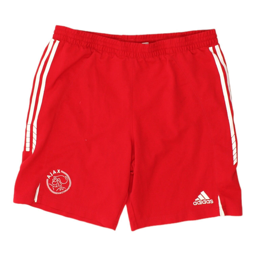 Ajax Mens Red Adidas Shorts | Retro Sports Dutch Football Sportswear VTG | Vintage Messina Hembry | Thrift | Second-Hand Messina Hembry | Used Clothing | Messina Hembry 