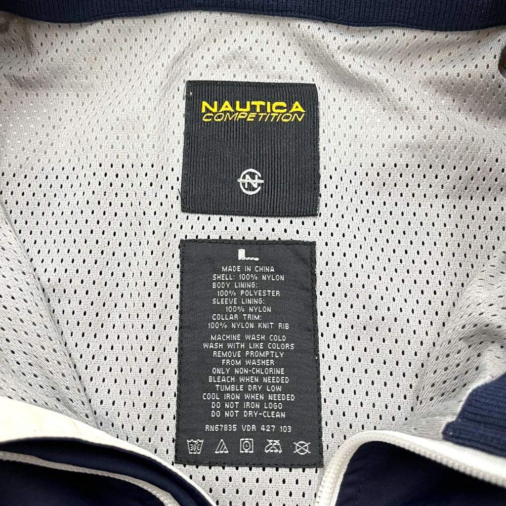 Nautica Competition Nylon Sailing Jacket | Vintage 90s Water Sports Designer VTG | Vintage Messina Hembry | Thrift | Second-Hand Messina Hembry | Used Clothing | Messina Hembry 