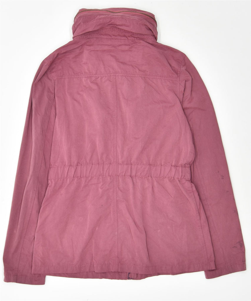 FAT FACE Womens Windbreaker Jacket UK 10 Small Pink Polyester | Vintage | Thrift | Second-Hand | Used Clothing | Messina Hembry 