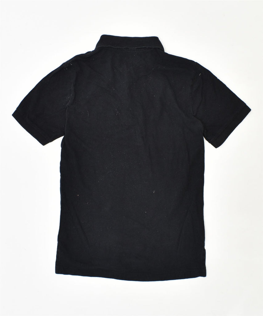 EDDIE BAUER Mens Polo Shirt Small Black Cotton | Vintage | Thrift | Second-Hand | Used Clothing | Messina Hembry 