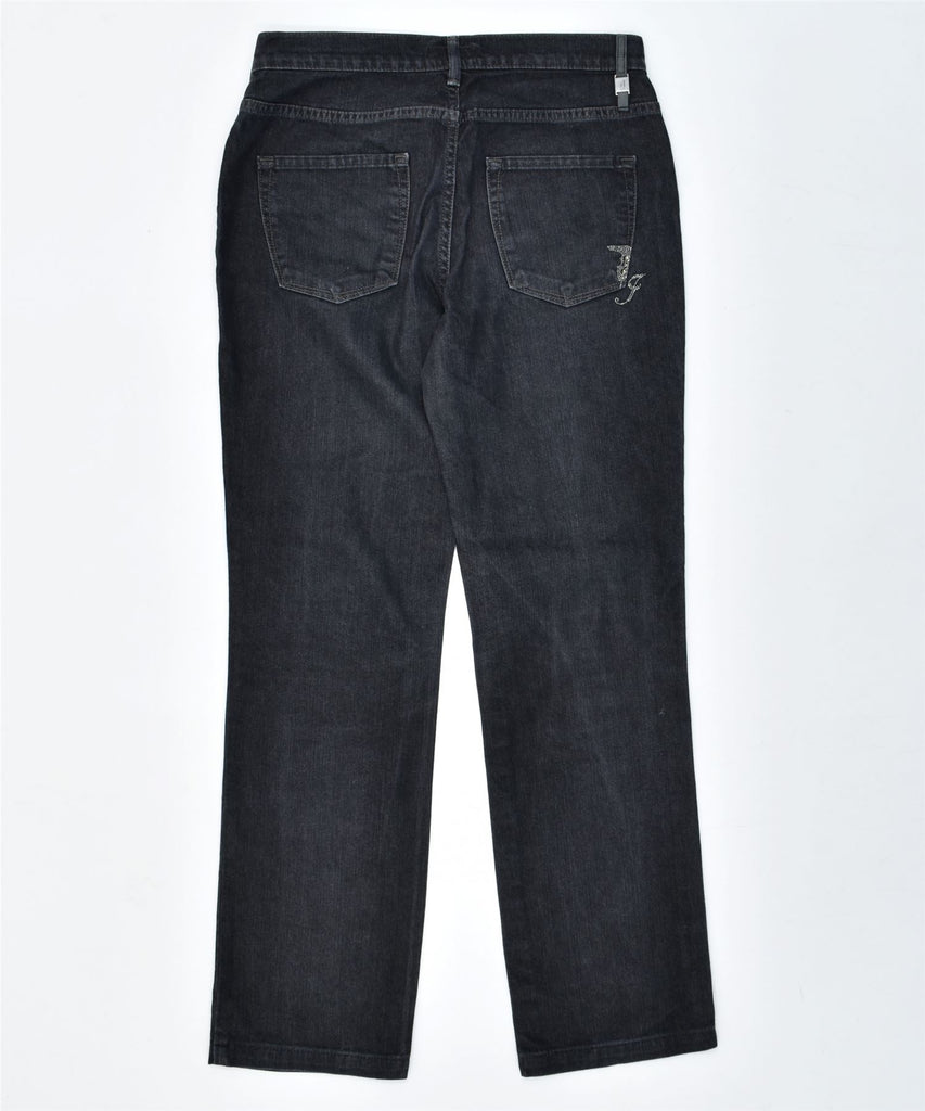 TRUSSARDI Womens Straight Jeans W27 L30 Black Cotton | Vintage | Thrift | Second-Hand | Used Clothing | Messina Hembry 