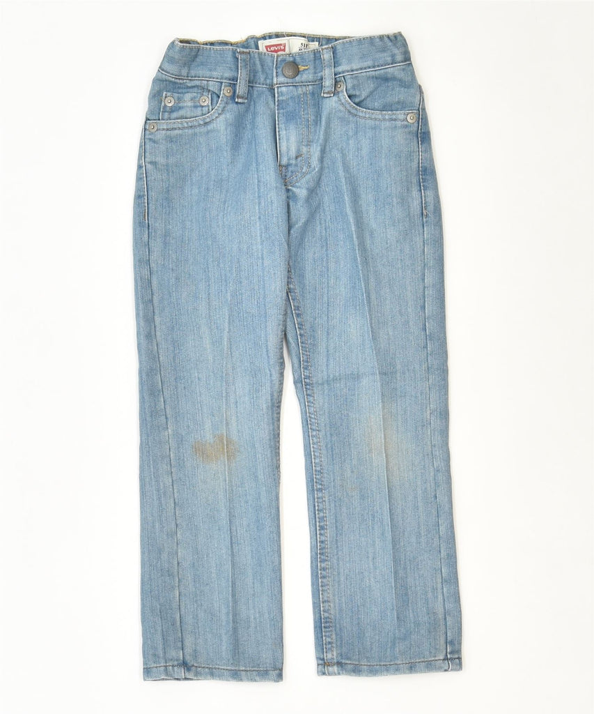 LEVI'S Girls 511 Slim Jeans 4-5 Years W20 L19 Blue Cotton Classic | Vintage | Thrift | Second-Hand | Used Clothing | Messina Hembry 