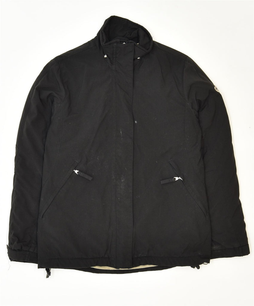 NAPAPIJRI Womens Windbreaker Jacket UK 6 XS Black Nylon | Vintage | Thrift | Second-Hand | Used Clothing | Messina Hembry 