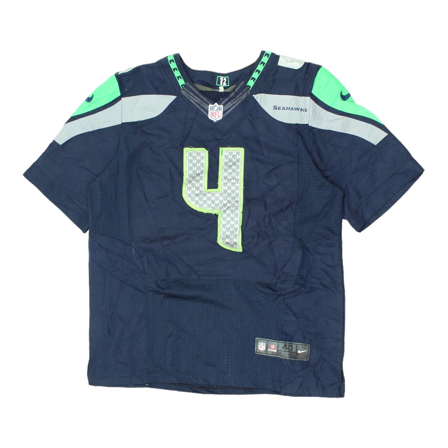 Seattle Seahawks Stephen Hauschka Nike Jersey Retro US American Football NFL Vintage Second Hand Clothing Online Messina Hembry