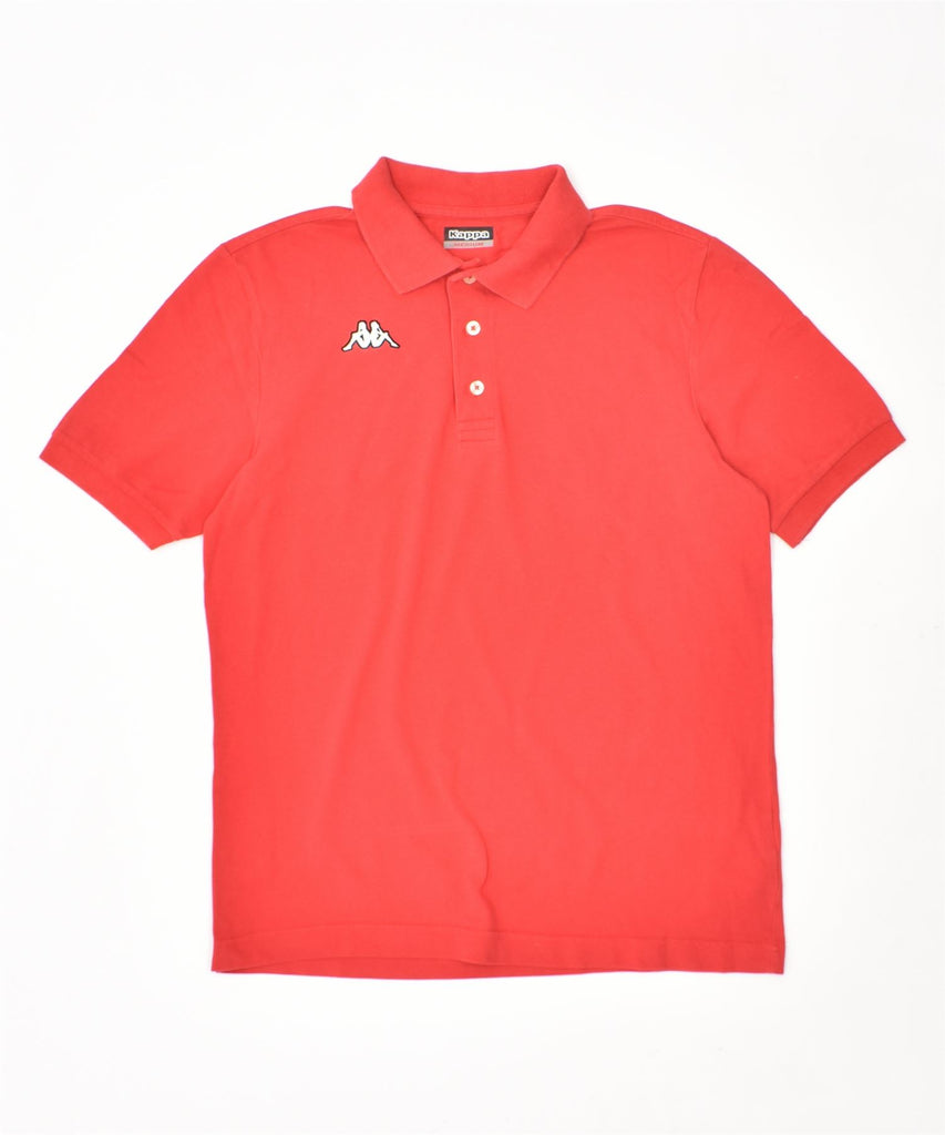 KAPPA Mens Polo Shirt Medium Red Cotton | Vintage | Thrift | Second-Hand | Used Clothing | Messina Hembry 