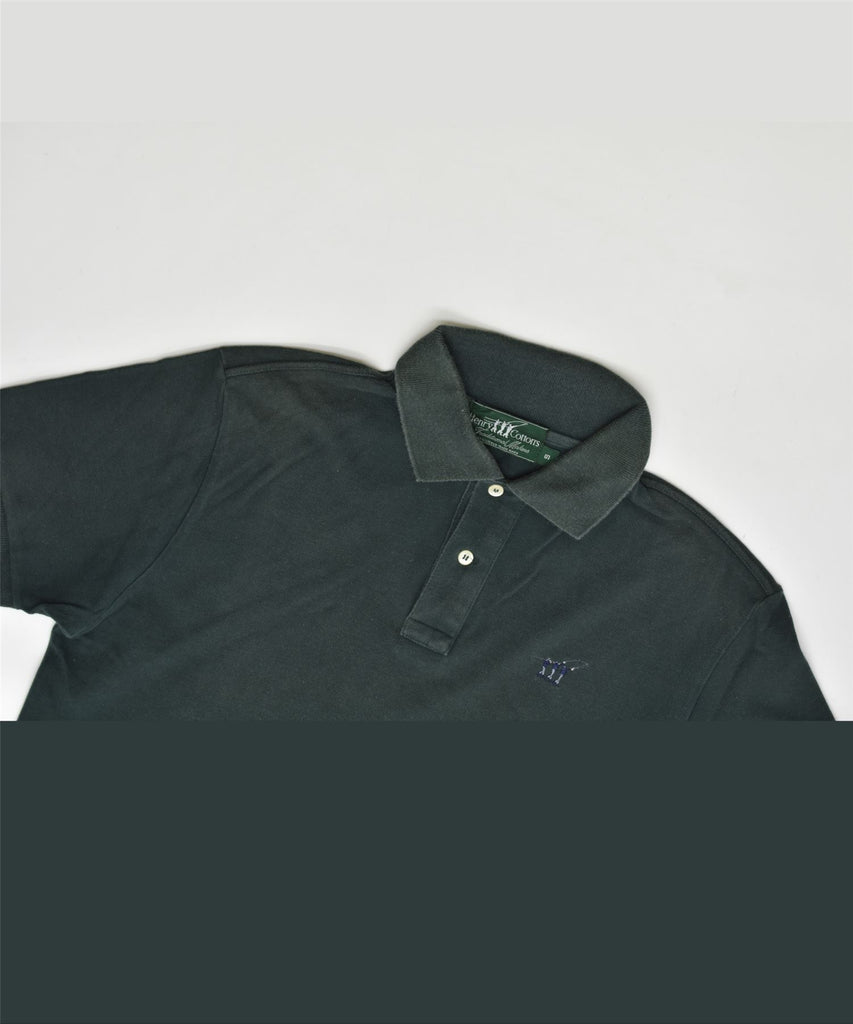 HENRY COTTONS Mens Polo Shirt Small Green Cotton | Vintage | Thrift | Second-Hand | Used Clothing | Messina Hembry 