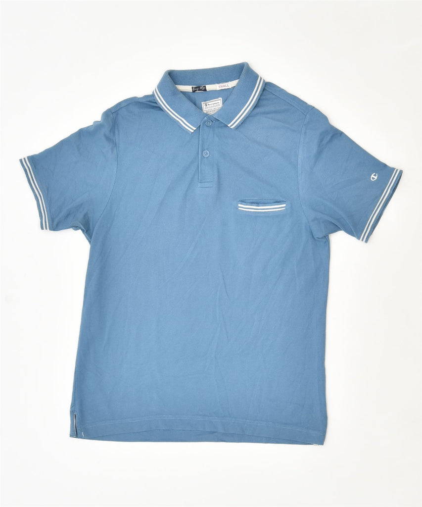 CHAMPION Mens Easy Fit Polo Shirt Small Blue | Vintage | Thrift | Second-Hand | Used Clothing | Messina Hembry 