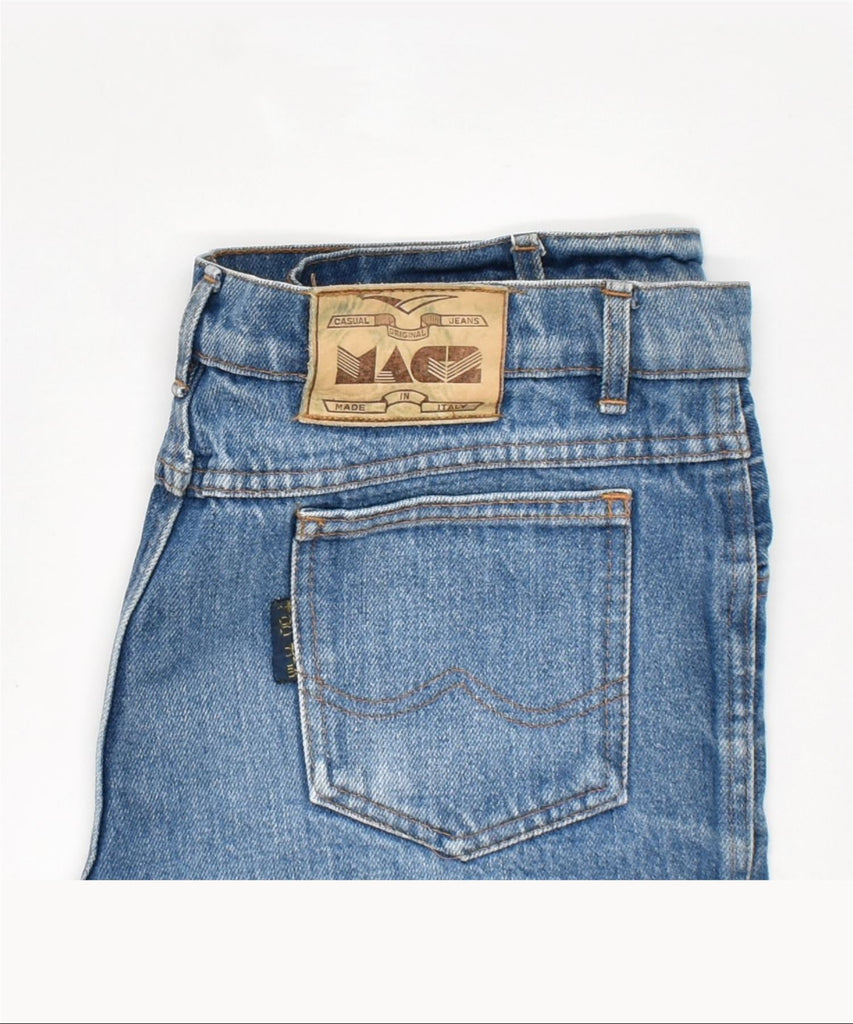 MAC Womens Denim Shorts W34 Large Blue Cotton | Vintage | Thrift | Second-Hand | Used Clothing | Messina Hembry 