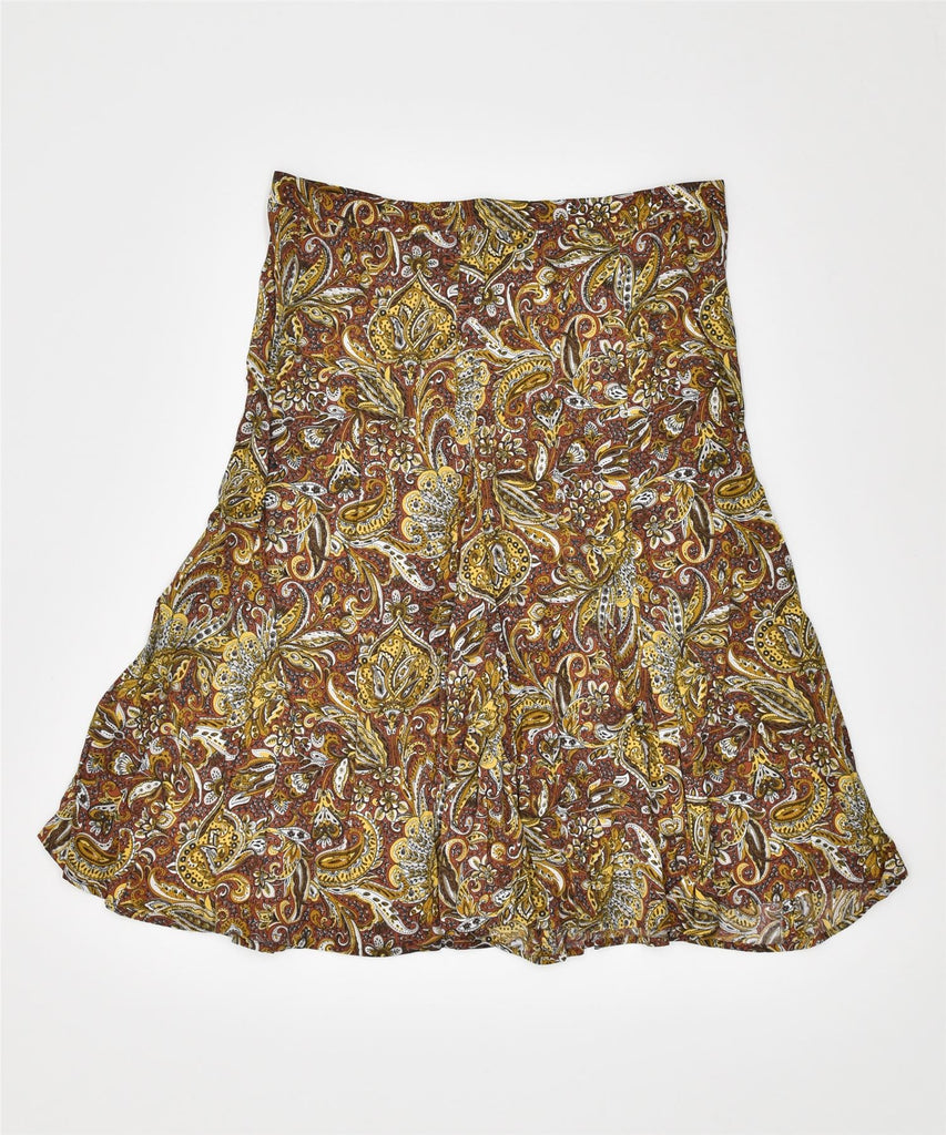 VINTAGE Womens A-Line Skirt Large W32 Multicoloured Floral | Vintage | Thrift | Second-Hand | Used Clothing | Messina Hembry 