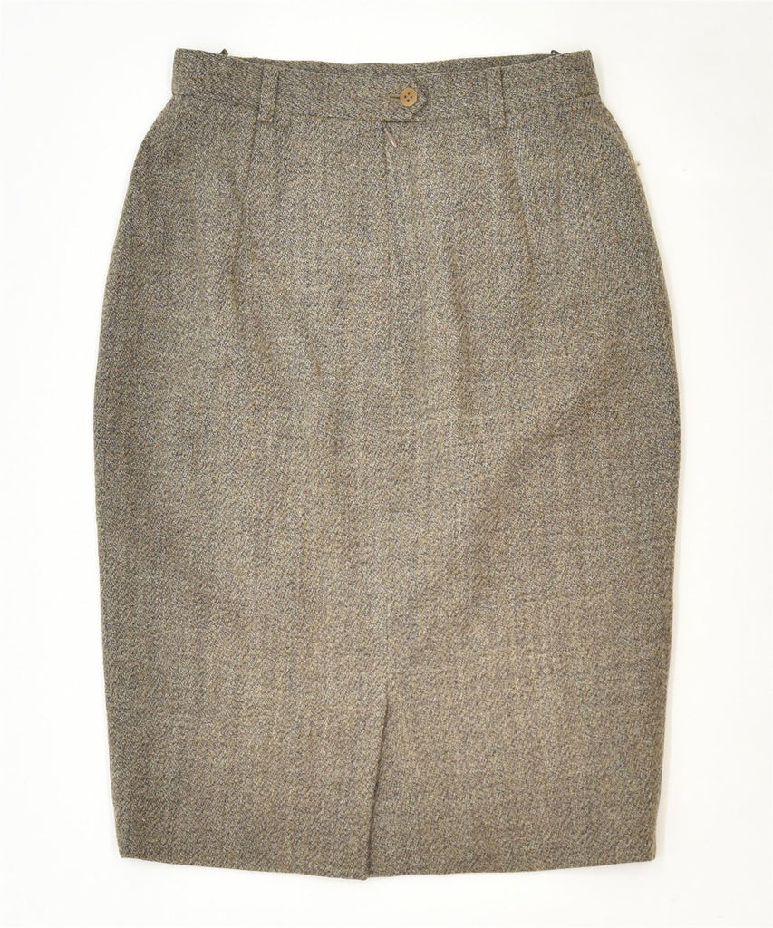 ANTONIO FUSCO Womens 2 Piece Skirt Set IT 42 Medium Brown Wool Designer | Vintage | Thrift | Second-Hand | Used Clothing | Messina Hembry 