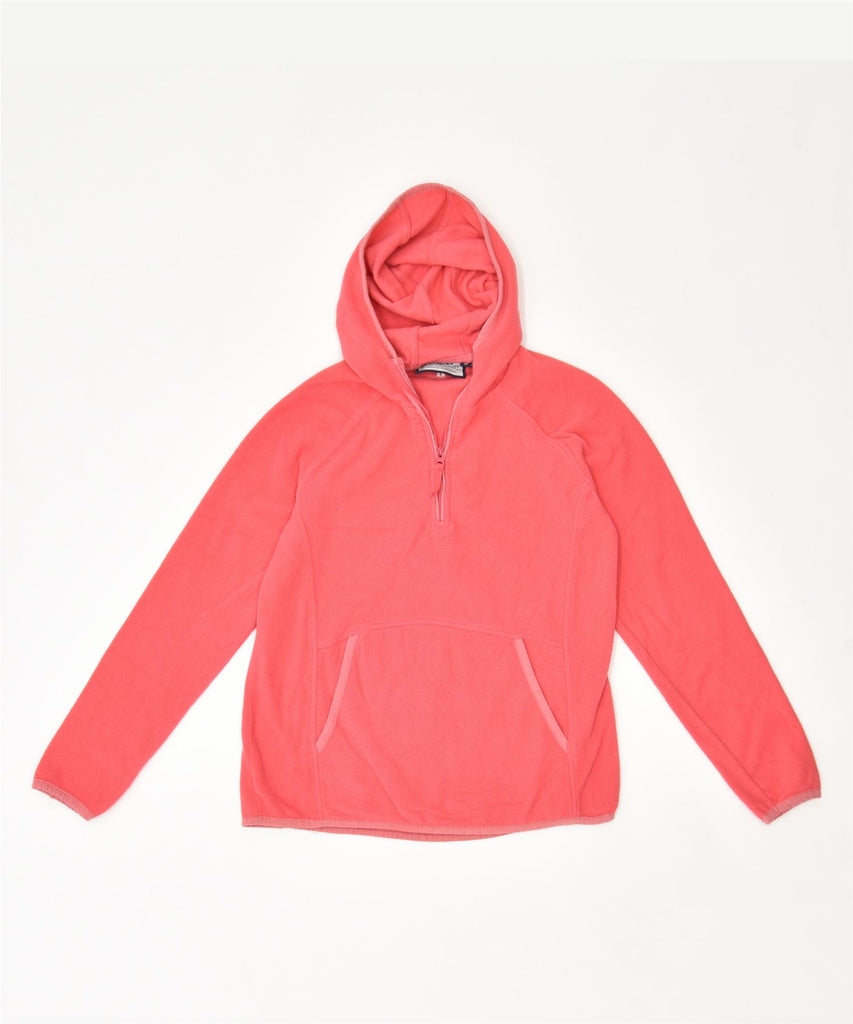 MOUNTAIN WAREHOUSE Womens Hoodie Jumper UK 8 Small Orange Polyester o | Vintage | Thrift | Second-Hand | Used Clothing | Messina Hembry 