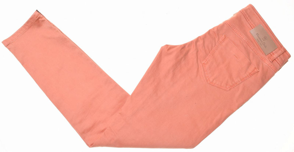 MASSIMO DUTTI Womens Jegging Trousers EU 38 W30 L29 Orange Cotton - Second Hand & Vintage Designer Clothing - Messina Hembry