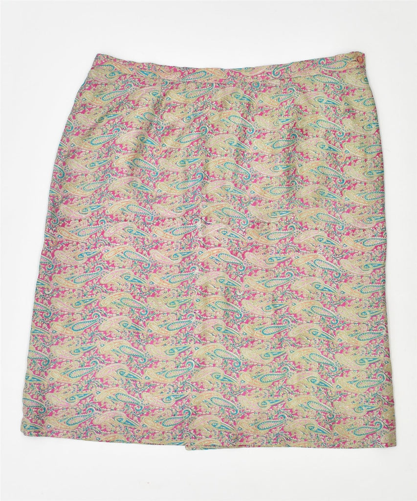 VINTAGE Womens Straight Skirt W33 XL Multicoloured Paisley | Vintage | Thrift | Second-Hand | Used Clothing | Messina Hembry 