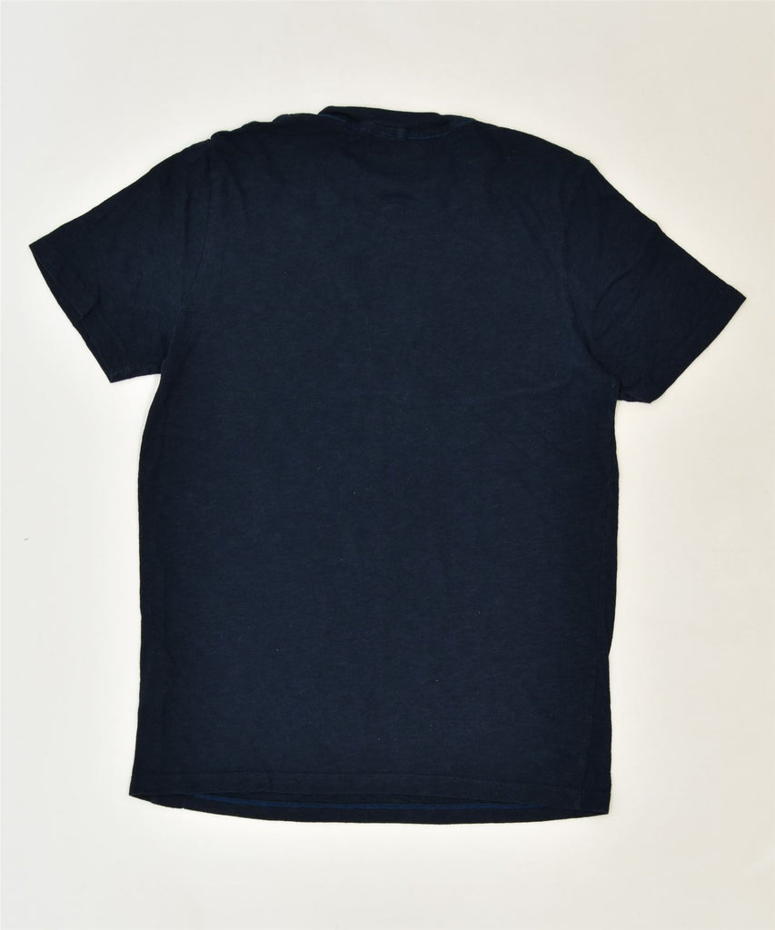 JACK & JONES Mens Graphic T-Shirt Top Small Navy Blue Cotton Classic | Vintage | Thrift | Second-Hand | Used Clothing | Messina Hembry 