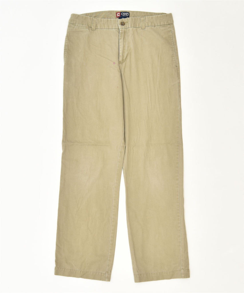 CHAPS Boys Straight Chino Trousers 15-16 Years W30 L29 Khaki Classic | Vintage | Thrift | Second-Hand | Used Clothing | Messina Hembry 