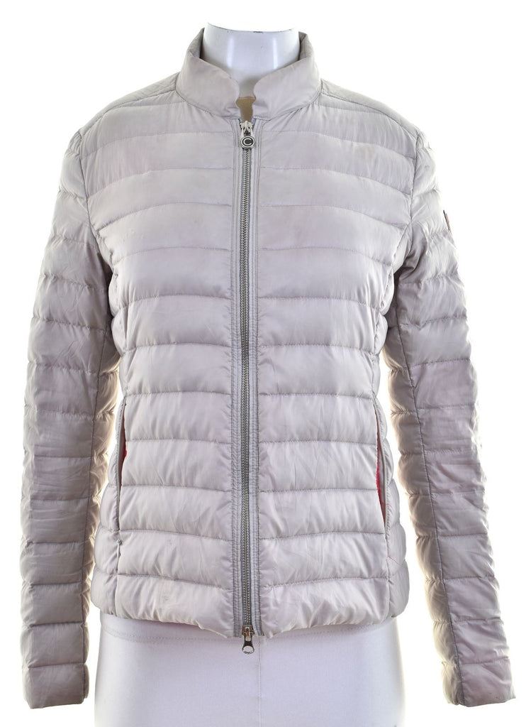 COLMAR Womens Padded Jacket IT 42 Medium Off White | Vintage | Thrift | Second-Hand | Used Clothing | Messina Hembry 