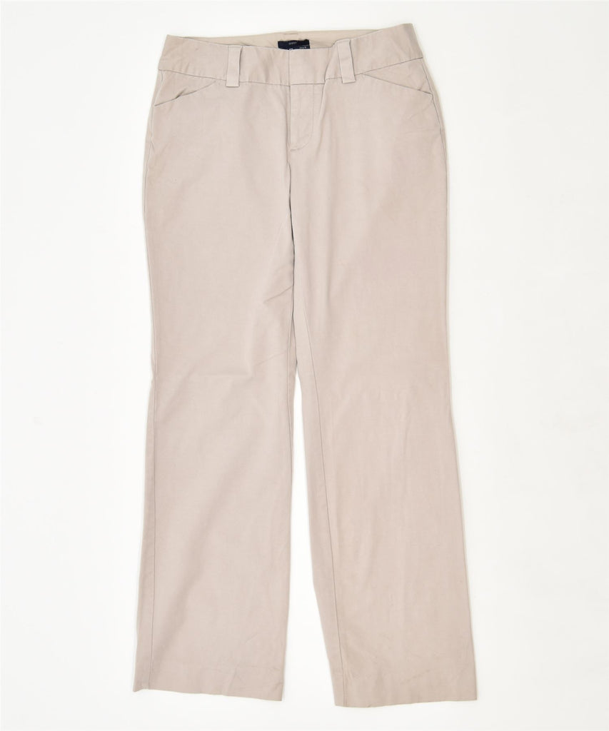 GAP Womens Flared Leg Casual Trousers US 10 Large W32 L31 Beige | Vintage | Thrift | Second-Hand | Used Clothing | Messina Hembry 