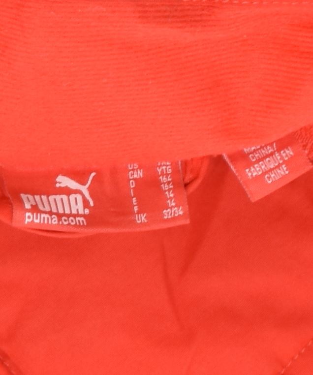 PUMA Boys Windbreaker Jacket 13-14 Years Red Polyester | Vintage | Thrift | Second-Hand | Used Clothing | Messina Hembry 