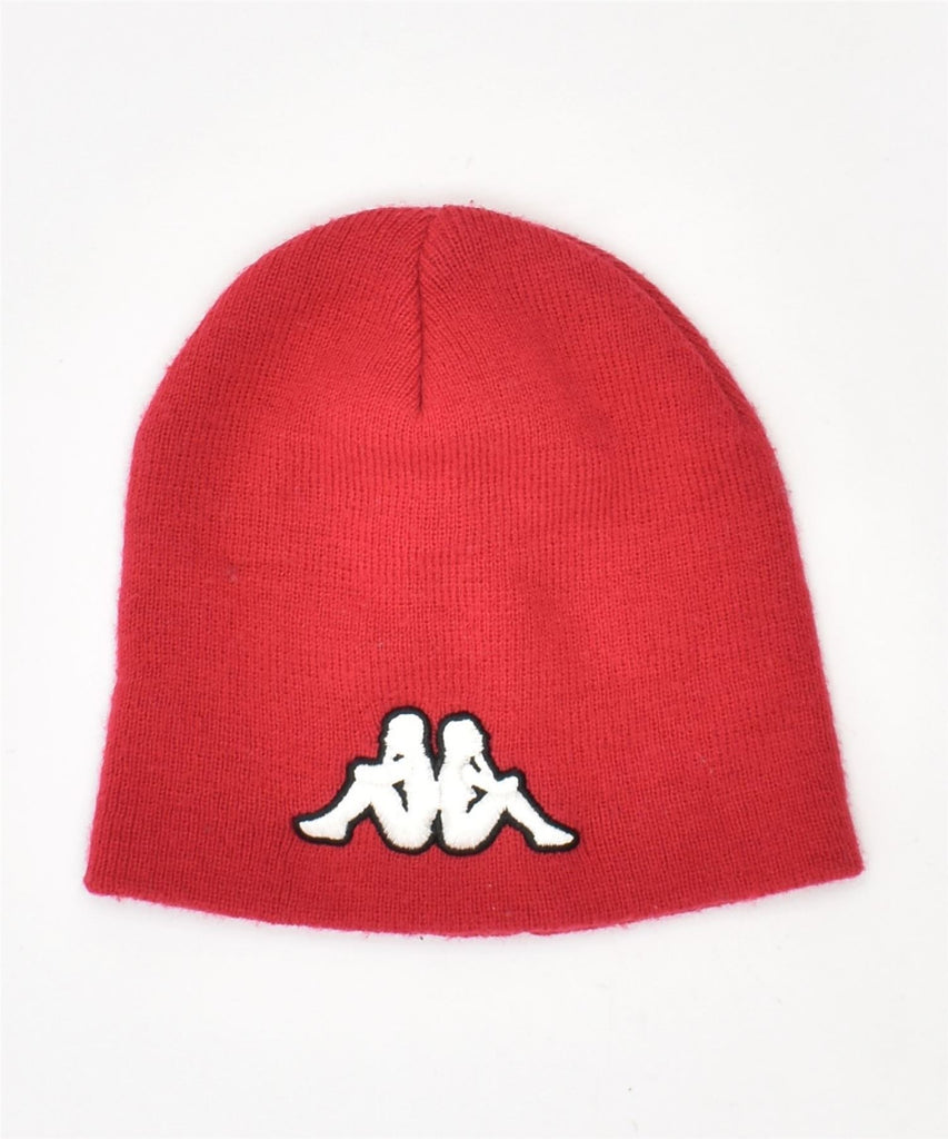 KAPPA Boys Beanie Hat 6-7 Years Red Acrylic | Vintage | Thrift | Second-Hand | Used Clothing | Messina Hembry 