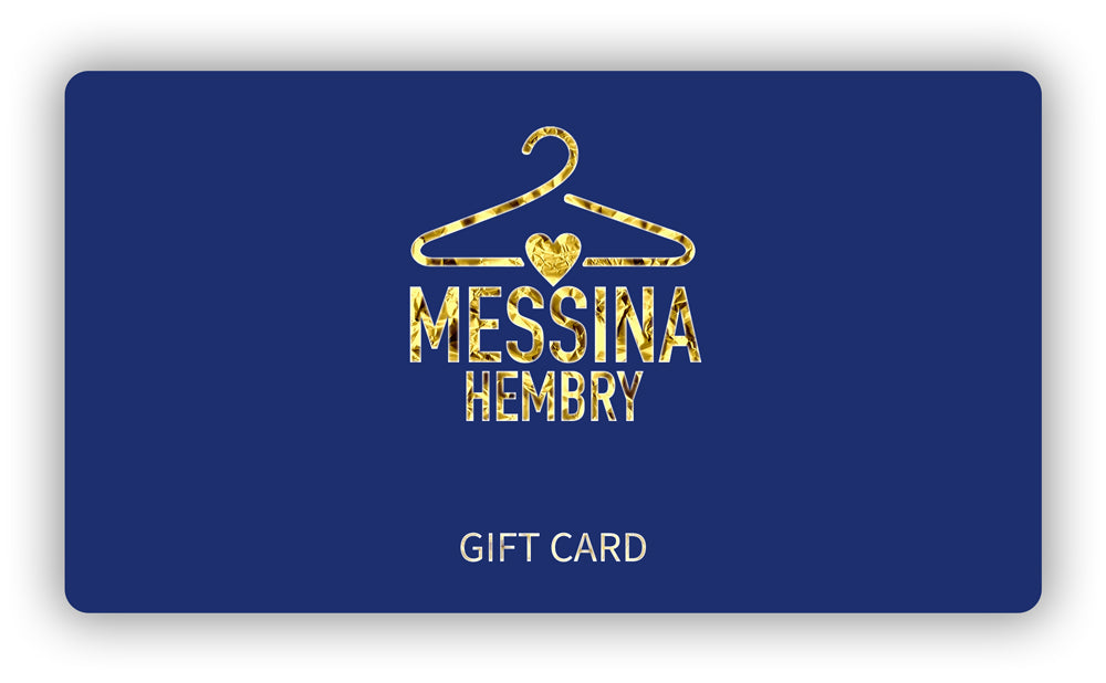 Подарочная карта Messina Hembry — подержанная и винтажная дизайнерская одежда — Messina Hembry
