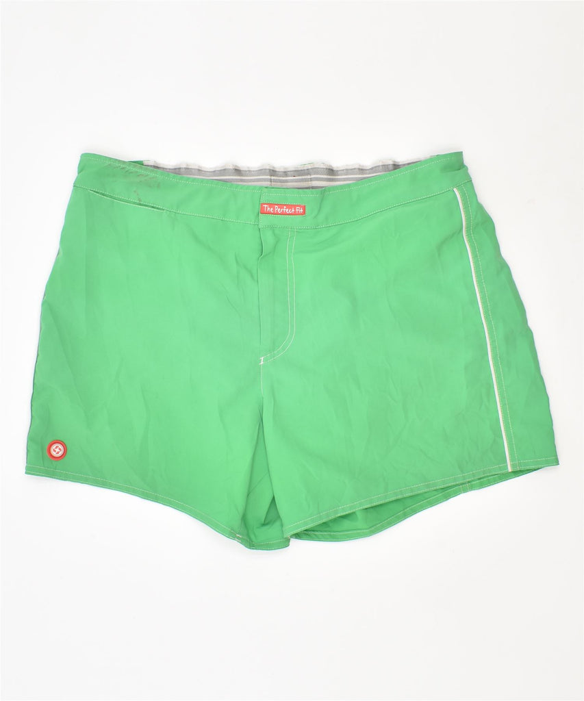 COLMAR Womens Sport Shorts IT 48 XL Green | Vintage | Thrift | Second-Hand | Used Clothing | Messina Hembry 