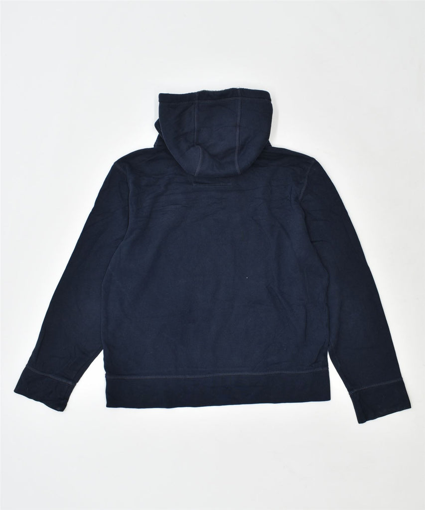 NAUTICA Mens Hoodie Jumper Small Navy Blue Cotton | Vintage | Thrift | Second-Hand | Used Clothing | Messina Hembry 