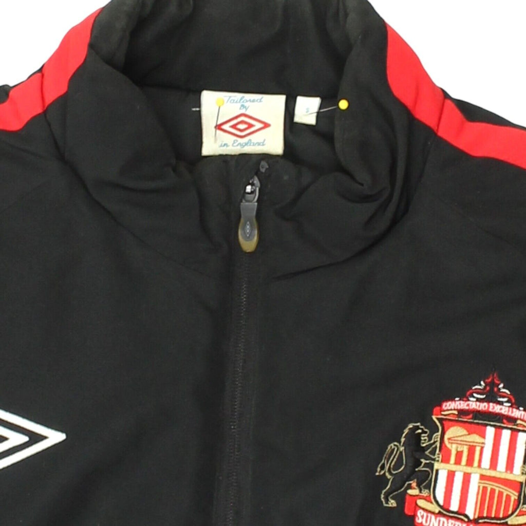 Sunderland AFC Umbro Womens Black Padded Bench Coat | Vintage Football VTG | Vintage Messina Hembry | Thrift | Second-Hand Messina Hembry | Used Clothing | Messina Hembry 